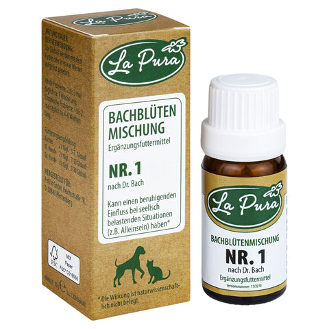 LaPura Bachblüten Nr. 1 - 10 g (ca. 1200 Globuli)