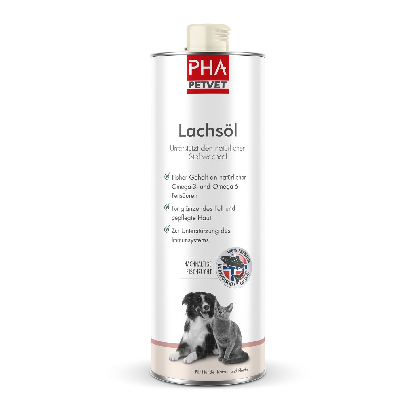 PHA Lachsöl Hund und Katze