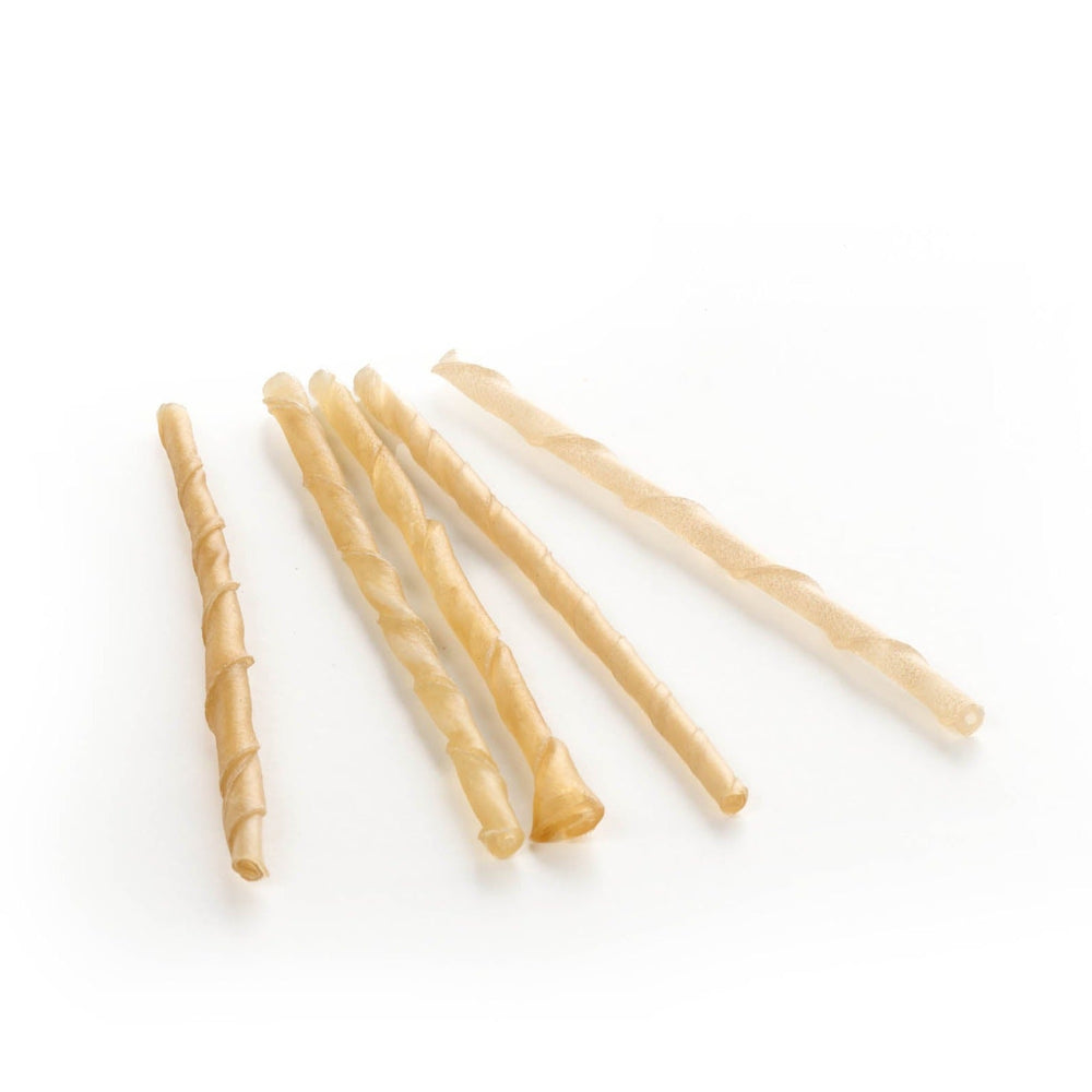 Bâtonnets à mâcher au bœuf, torsadés - Ø 5 - 6 mm