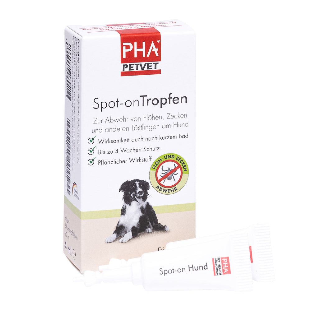 PHA gouttes spot-on pour chiens 2 x 2 ml