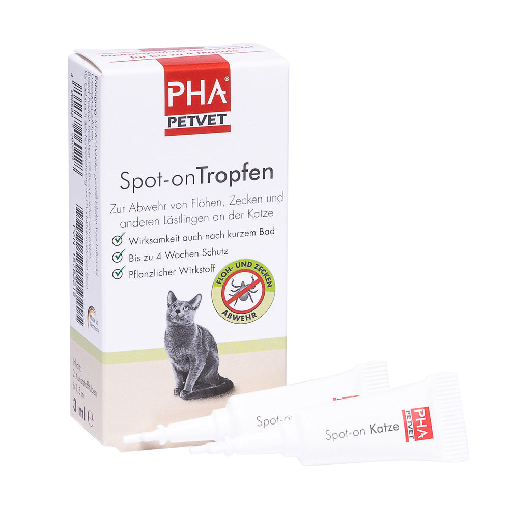 PHA Spot-On Gouttes pour Chats 2 x 1,5 ml